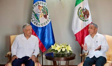 Comunicado conjunto entre el presidente de los Estados Unidos Mexicanos y el primer ministro de Belice