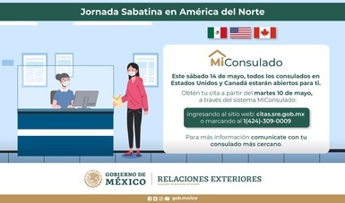 Mexico's consulates in North America to open on Saturday, May 14