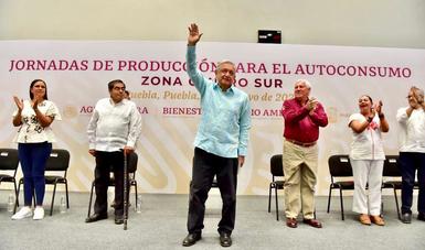 Presidente López Obrador en Puebla