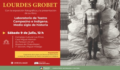 Como parte de este homenaje será inaugurada la exposición “Laboratorio de Teatro Campesino e Indígena. Medio siglo de historia”.