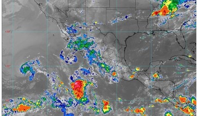 Se pronostican lluvias muy fuertes para este sábado en el occidente, sur y sureste de México 