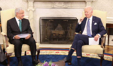 Comunicado conjunto entre el presidente López Obrador y el presidente Biden