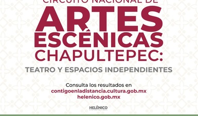 Esta convocatoria seleccionó a 134 grupos artísticos de todo México que ofrecerán un total de 1,340 funciones de teatro e interdisciplina.