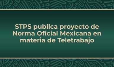 STPS publica proyecto de Norma Oficial Mexicana en materia de Teletrabajo