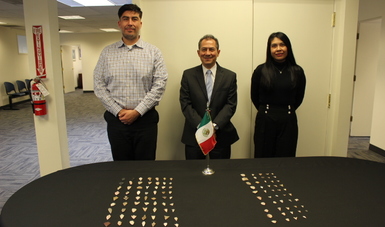 Recupera México 428 bienes arqueológicos repatriados de Estados Unidos 