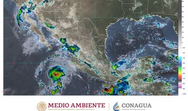 Para las próximas horas se pronostican lluvias intensas en regiones de Oaxaca y Veracruz