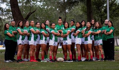 Selección mexicana de rugby. Foto: Federación Mexicana de Rugby (FMRU). 