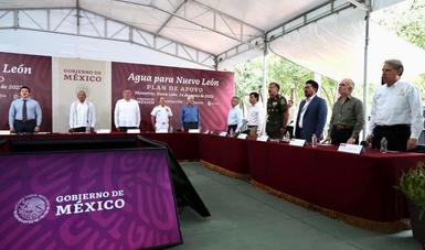 Próxima semana inicia construcción de Acueducto “El Cuchillo II”, anuncia presidente en Monterrey
