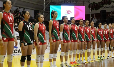 Selección mexicana de voleibol de sala. Cortesía 