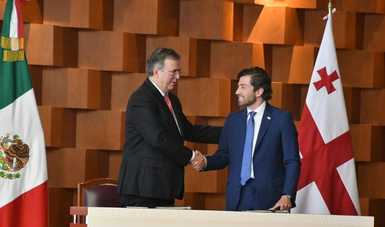 México y Georgia firman acuerdo para impulsar la educación y la cultura en ambos países
