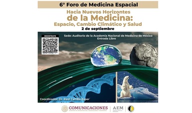 “México se posiciona como líder en la medicina espacial y el Foro ilustrará acerca de cómo la ciencia y la tecnología pueden tener potenciales aplicaciones”, afirmó Salvador Landeros, titular de la AEM.