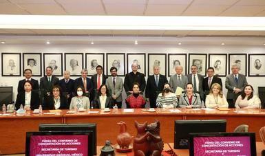 La Secretaría de Turismo del Gobierno de México (Sectur) y la Universidad Anáhuac México firmaron un Convenio de Colaboración mediante el cual emprenderán acciones conjuntas que impulsarán la investigación académica.