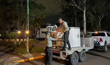 En Ciudad de México, Guardia Nacional localiza granadas de fragmentación en empresa de mensajería