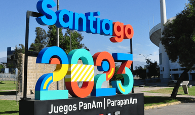 Logo de los Juegos Panamericanos Santiago 2023. Cortesía 