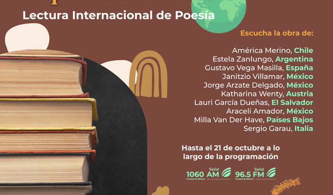 Como una de las formas más antiguas de expresión del arte, la poesía cobra presencia en la Ciudad de México a través de esta Gala.