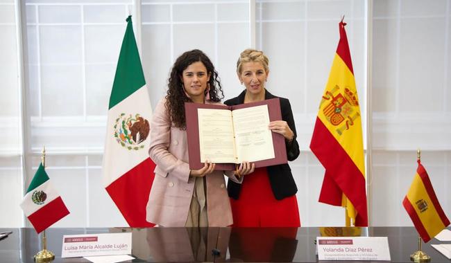 Suscriben Gobiernos de México y España Memorándum de Entendimiento e impulsan agenda progresista en materia laboral