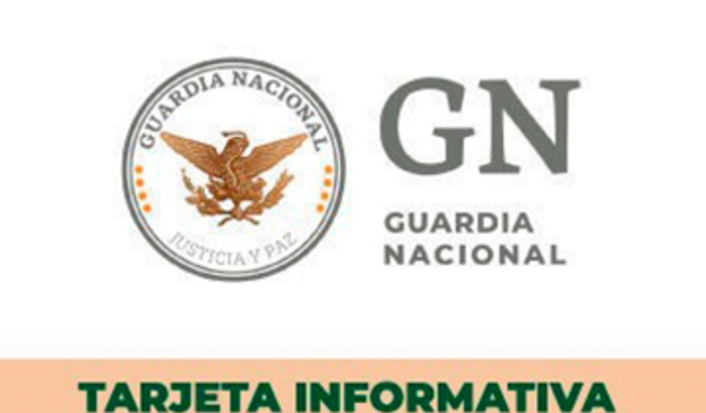 Tarjeta Informativa GN informa sobre los hechos ocurridos en Chihuahua iva