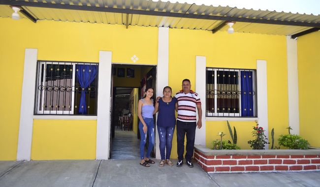 Reconstrucción de viviendas en Chiapas