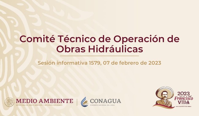 Sesión semanal del Comité Técnico de Operación de Obras Hidráulicas