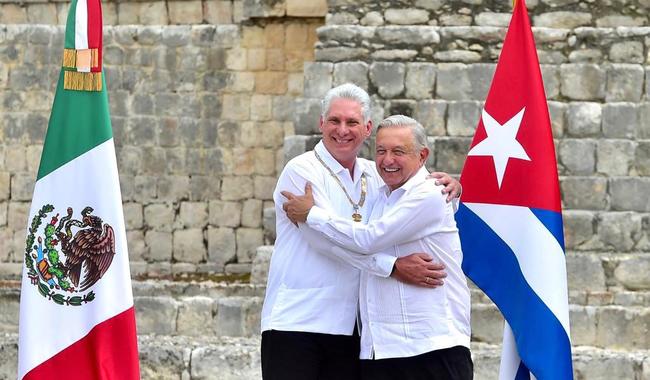 Concluye visita oficial del presidente de la República de Cuba a México