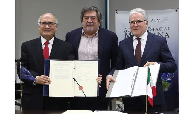 Las agencias espaciales de México y de Europa firmaron un acuerdo histórico para la exploración de nuevos proyectos e inversiones en la materia. 