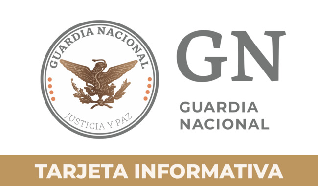 Tarjeta Informativa de la Guardia Nacional hechos ocurridos en Guerrero