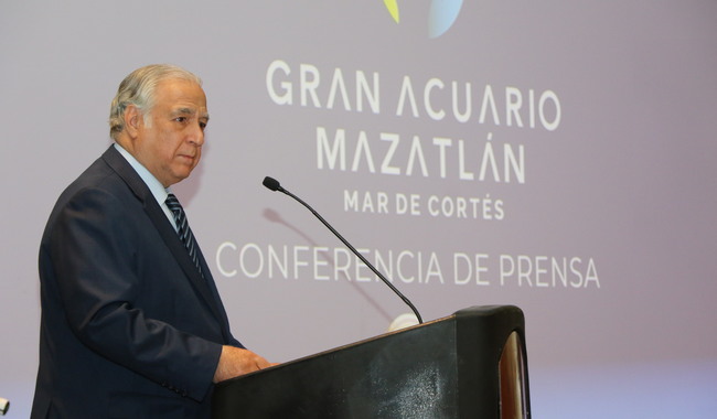  
El secretario de Turismo del Gobierno de México, Miguel Torruco Marqués, dio a conocer que el Gran Acuario Mazatlán Mar de Cortés será el nuevo producto ancla que ampliará, diversificará y revitalizará la oferta turística de México.