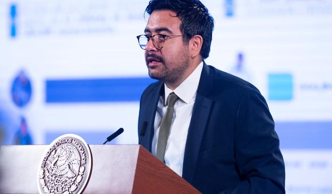 El titular de la Coordinación Nacional del Programa de Becas para el Bienestar Benito Juárez (CNBBBJ), Abraham Vázquez Piceno, presentó un informe sobre los avances del programa en 2023