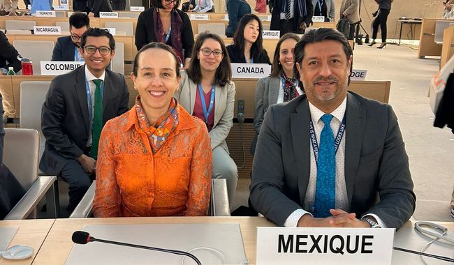 Culmina con éxito la participación de México en el 52 periodo sesiones del CoDH