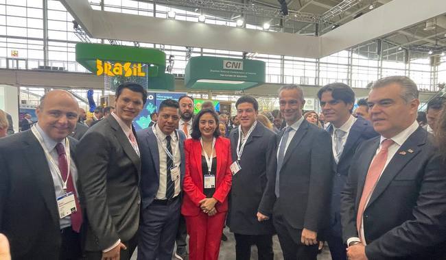 A Mexican delegation takes part in Hannover Messe 2023 in Germany