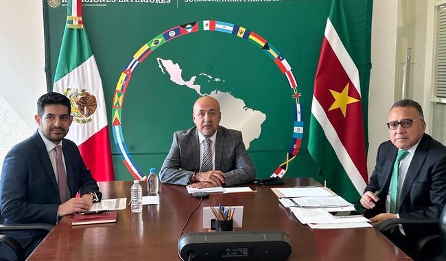 Mexico and Suriname hold first meeting for consultations on issues of shared interest