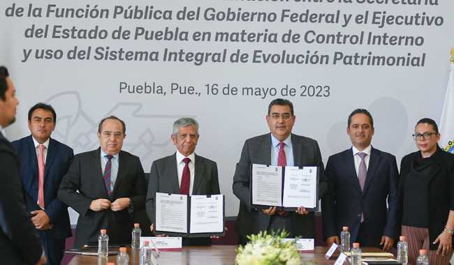 Gobierno de Puebla y SFP acuerdan colaborar para fortalecer el control interno y la mejora de la gestión pública