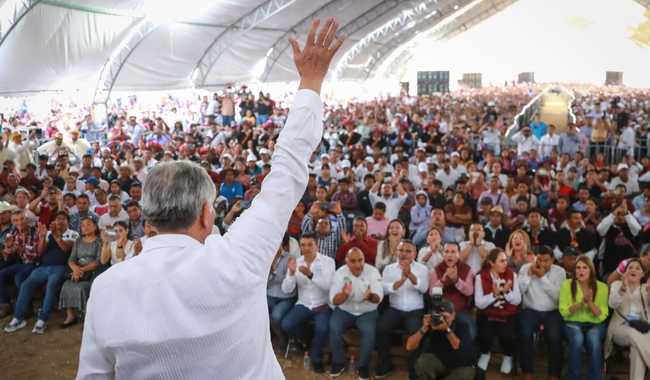 Sostiene Adán Augusto López Hernández deseo por continuar la obra transformadora del presidente López Obrador