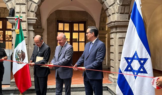 Inauguration of the commemorative exhibition "70 Years of Mexico-Israel Diplomatic Relations" at the Foreign Ministry Museum