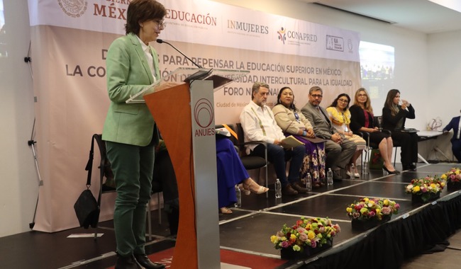 El Inmujeres participó en el foro nacional “Diálogos para repensar la Educación Superior en México: La construcción de la Universidad Intercultural para la Igualdad”, organizado por la SEP