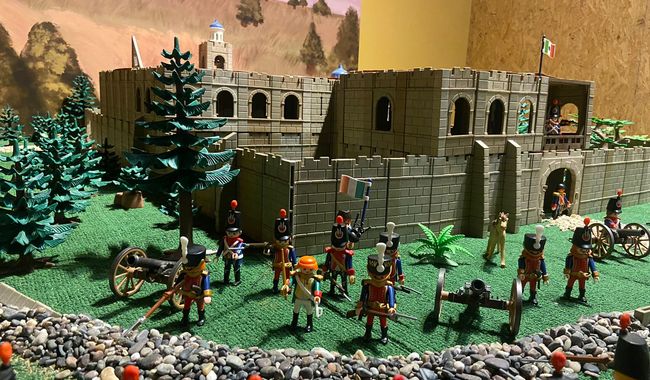  Con dioramas de Playmobil, el Museo Nacional de las Intervenciones narra El derrotero de los San Patricios