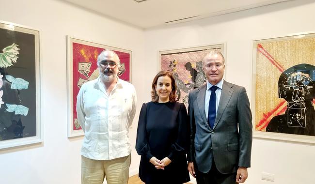 Inauguration in Spain of an art exhibit by Mexican artist Emiliano Gironella: "Reality and Wonder: 500 years after the Moctezuma-Cortés encounter" 