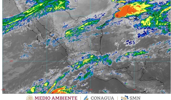 Se pronostican lluvias fuertes para las próximas horas en Michoacán y Quintana Roo