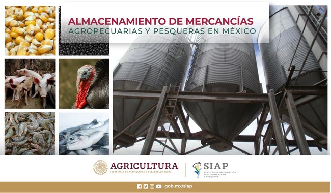 Es un reporte que presenta las cifras del volumen de inventarios de mercancías de origen agrícola, pecuaria y pesqueras existentes en el territorio nacional.
