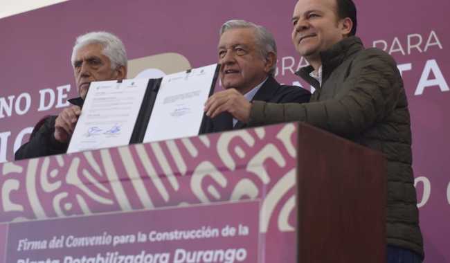 Firma de acuerdo para la construcción de la Planta Potabilizadora Durango, contribuirá a garantizar agua de calidad a la población