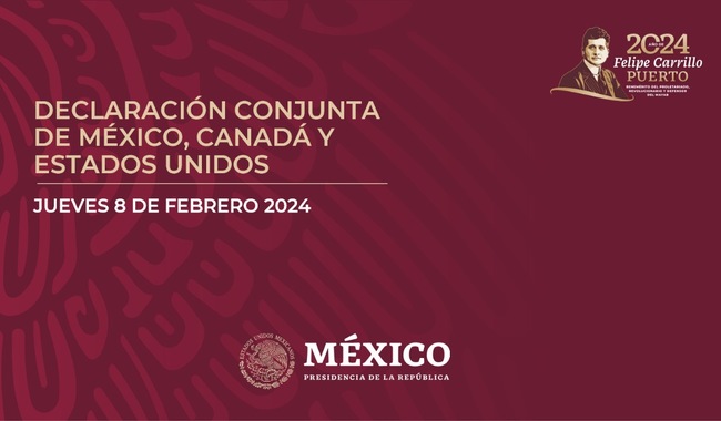 Declaración conjunta de México, Canadá y Estados Unidos