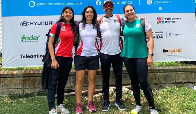 Ángela Ruiz, Ana Paula Vázquez y Alejandra Valencia tendrán actividad en el Campeonato Panamericano de Tiro con Arco en Medellín. CORTESÍA