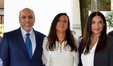 Funcionarios en la designación de la Dra. Diana Guillén Nueva Directora del Instituto Mora para Periodo 2015-2020