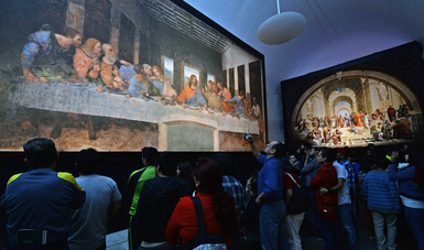 Hasta el próximo 14 de abril continuará en el Centro Nacional de las Artes la exposición Leonardo, Rafael, Caravaggio: una muestra imposible que logra reunir 57 reproducciones digitales.