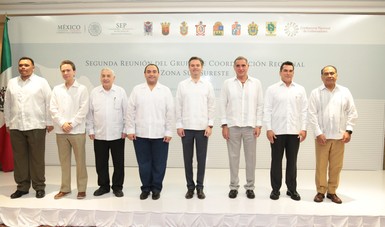Firman Acuerdo de Cancún al concluir la Segunda Reunión del Grupo de Coordinación Regional Zona Sur-Sureste
