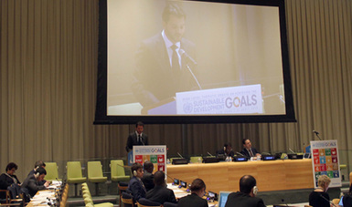 Participó el titular de la Semarnat,  Rafael Pacchiano  en foro de alto nivel para el cumplimiento de los Objetivos de Desarrollo Sustentable en Naciones Unidas 