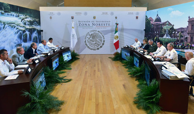 El Secretario de Gobernación, Miguel Ángel Osorio Chong, encabezó la Reunión de Seguridad Zona Noreste celebrada en San Luis Potosí.