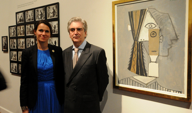 La ministra francesa destacó el amor que existe entre ambas culturas y puso como ejemplo el gran éxito que tuvo la reciente exposición de Frida Kahlo y Diego Rivera en el Museo de L’Orangerie