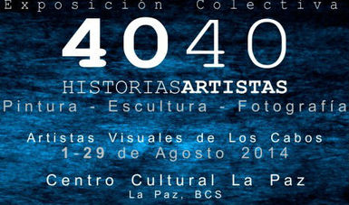 La muestra, que permanecerá abierta hasta el 30 de agosto reúne 40 estilos y temáticas variadas emergidas de un grupo de artistas de artes visuales de Los Cabos.