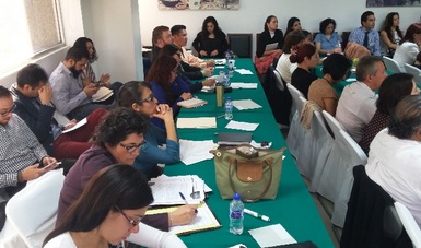 Funcionarios y funcionarias de los sectorizados de la Sedesol en taller sobre Perspectiva de Género, realizado en las instalaciones del INAES.